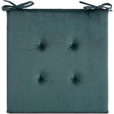 Takoy Sametový podsedák GAJA s ozdobným prošíváním a praktickými šňůrkami-HF-463985 | 40 x 40 cm
