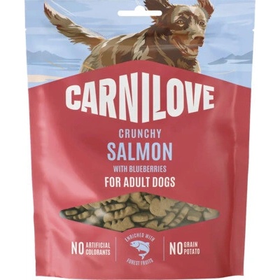 Carnilove Dog Crunchy Snack Salmon losos + čučoriedky 200 g