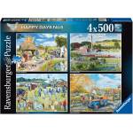 Ravensburger - Puzzle 4x500 Happy Days Collection No. 3 Countryside Nostalgia - 500 piese