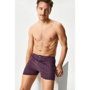 MEN-A Памучни шорти MEN-A Tartan (ATXmen_207_tre)