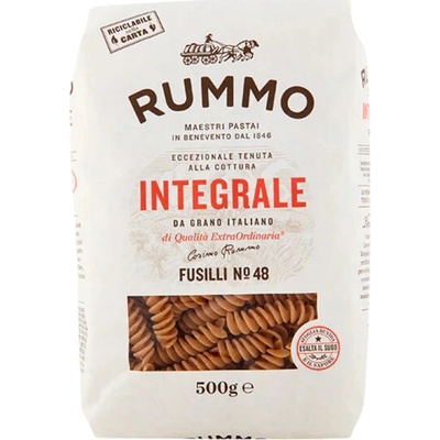 Rummo celozrnné Fusilli 16 x 0,5 kg