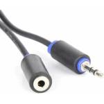 Royal Кабел Royal CABLE-423/1.5 Slim, от 3.5mm жак(м) към 3.5mm жак(ж), 1.5m, черен