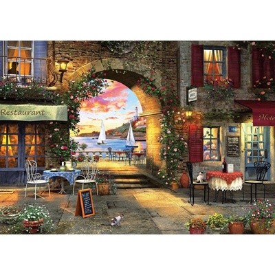 Art Puzzle - Puzzle The seaside restaurant - 1 000 piese