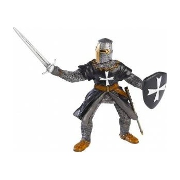 Papo Black Cross Knight with Sword