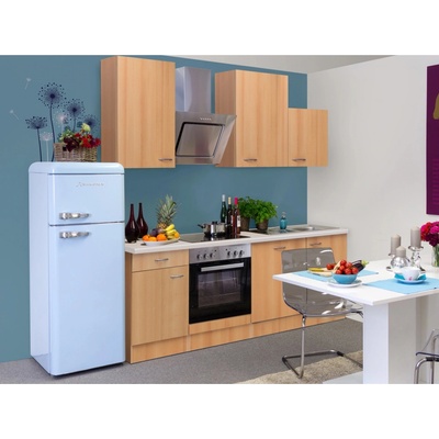 Flex Well Kuchyňa Nano 220 cm/typ 1 rúra/varná doska/digestor/umývačka
