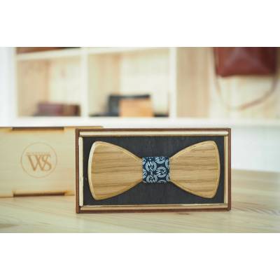 Wood Style Motýlek Kulatý WS Modrotisk Dub