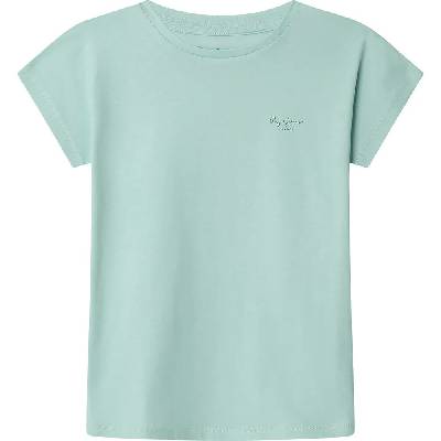 Тениска Pepe jeans Gigi short sleeve T-shirt - Green (Aqua Blue)