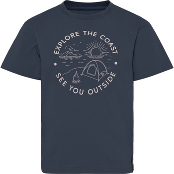 Didriksons Детска тениска Didriksons Kid's Mynta T-Shirt 4 T-shirt - Navy - размер 130 (704-5795-0316)