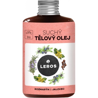 Leros suchý tělový olej Rozmarýn & jalovec 125 ml