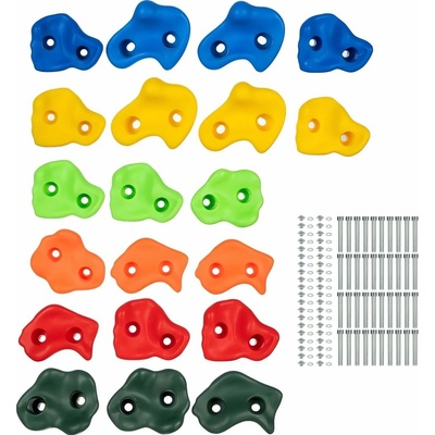 Kruzzel 25395 Lezecké úchyty kameny plastové 22 ks – Zbozi.Blesk.cz