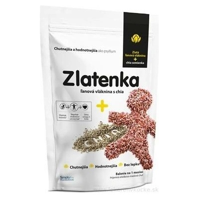 Simply You Pharmaceuticals Zlatěnka lněná vláknina a chia 300 g