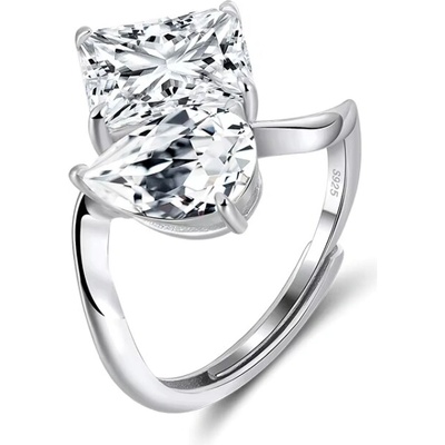 Majya Stříbrný nastavitelný prsten ADRIENA 11908