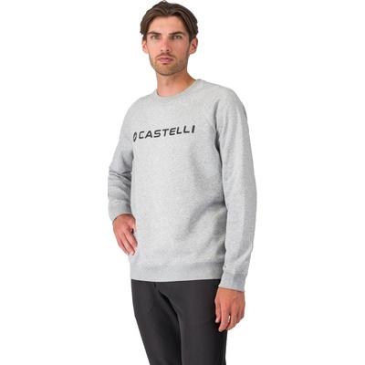 Castelli Logo sweatshirt Melange gray