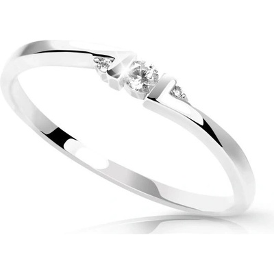 Cutie Jewellery prsteň z bieleho zlata so zirkónmi Z6714 3053 10 X 2