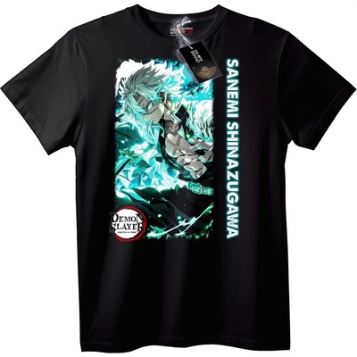 NOONEBRAND Тениска Demon Slayer Санеми Шиназугава - 2XL, Black