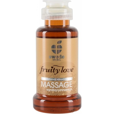 Fruity Love Masážní olej Vanilka-Skořice 100 ml
