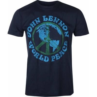 Rock Off metal John Lennon World Peace navy čierne