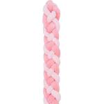 KikkaBoo Луксозен плюшен обиколник Kikkaboo - 4 плитки, 180 сm, Pink (41109050142)