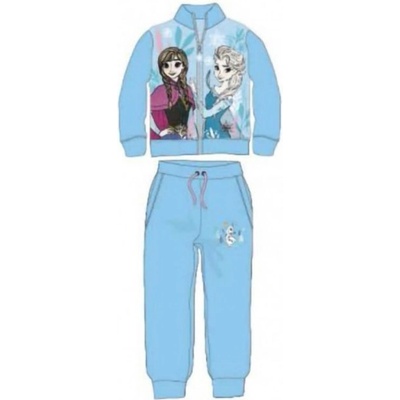 Kittymall KFT. dievčenská tepláková súprava Ľadové kráľovstvo Frozen Elsa a Anna modrá