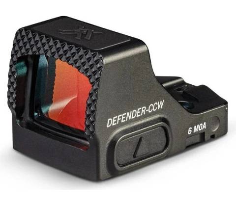 Vortex Optics DEFENDER-CCW MICRO RED DOT MOA DOT: 3 MOA