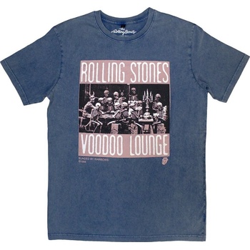 The Rolling Stones Риза Voodoo Skulls Stone Wash Unisex Denim Blue S (RSSTNW262MD01)