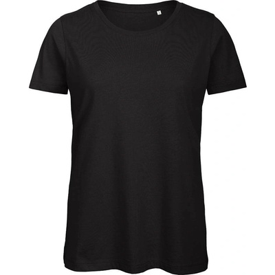B&C Inspire T /women Dámske tričko Medium Fit z bio bavlny čierna