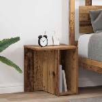 vidaXL Крайна масичка 2 бр. Старо дърво 37 x 32 x 40 см (891093)