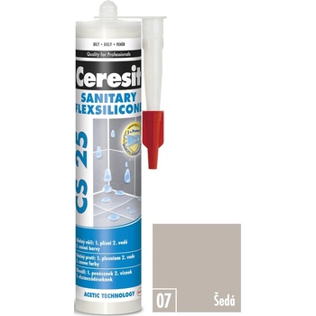 CERESIT CS 25 sanitární silikon 280g šedý