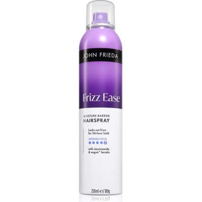 John Frieda Frizz Ease Moisture Barrier Hairspray лак за коса със силна фиксация устойчив на влагата във въздуха 250ml