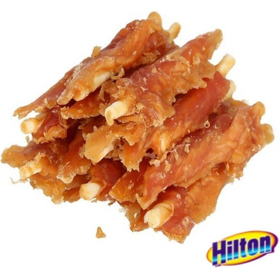 HILTON Chicken inserted with white rawhide stick pochoutka pro psy 500 g