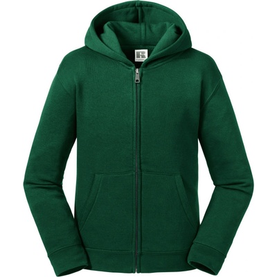 Russell dětská mikina s kapucí Authentic 266B bottle green