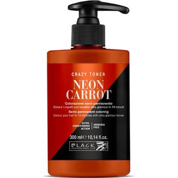 Black Professional Black Professional Crazy Toner Semi-permanent Hair Colour 300 ml полутрайна боя Neon Carrot