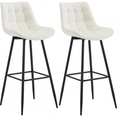 Design-Shop Dartford samet Krémová 2 ks