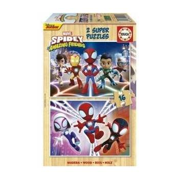 Educa Комплект от 2 Пъзела Educa 16 Части Dует