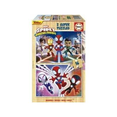 Educa Комплект от 2 Пъзела Educa 16 Части Dует