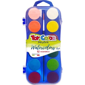 Toy Color Водни бои 12 цвята Toy Color 704
