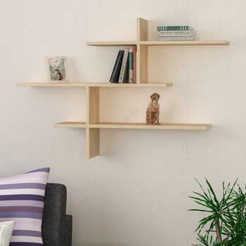 ASIR GROUP Етажерка LEO 80, 5x123 см дъб (AS1904)