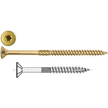 Vrut stavebný RAPID 2000 3.5x16 bez predvŕtania, dvojnásobná rýchlosť zaskrutkovania vrutu, ostrá ihlová špička