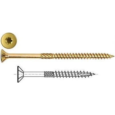 Vrut stavebný RAPID 2000 3.5x16 bez predvŕtania, dvojnásobná rýchlosť zaskrutkovania vrutu, ostrá ihlová špička