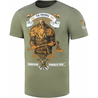 Tričko s potiskem M-Tac Viking olivové