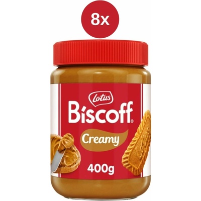 Lotus Biscoff nátierka zo sušienok Creamy 8 x 400 g
