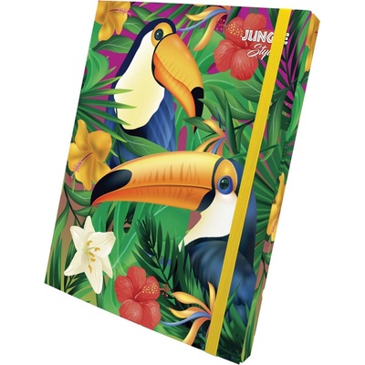 Reas-Pack Box na sešity s gumou Jungle A4