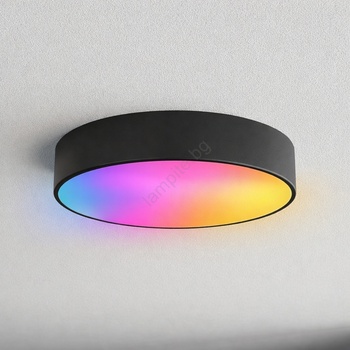 Brilagi - LED RGBW димируемо таванно осветително тяло за баня CLARE 3xE27/9W/230V IP54 Wi-Fi черно (LEDBG0580)