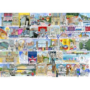 Gibsons - Puzzle Bright Lights and Big Cities - 1 000 piese