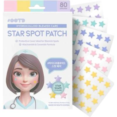 OOTD - Star Spot Patch 80pcs Hviezdičkové hydrokoloidné náplasti na vyrážky a drobné nedokonalosti