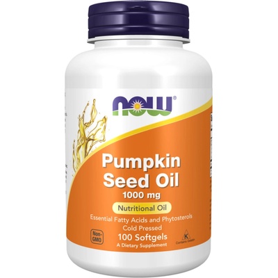 Now Foods Pumpkin Seed Oil olej z dýňových semínek 1000 mg 100 softgelových kapsúl