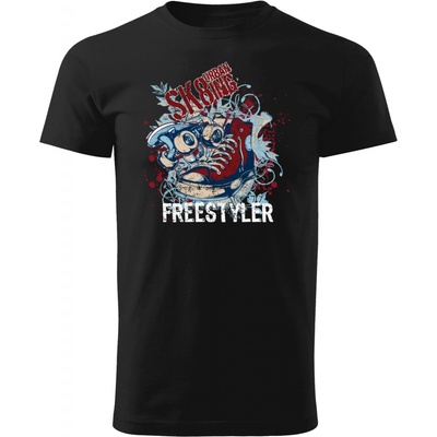 Grooters bavlněné tričko Freestyler Černé