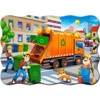 Castorland - Puzzle Garbage Car 30 pieces - 1 - 39 piese