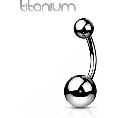 Šperky4U piercing do pupíku banánek titan TIT1108-1611