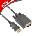 VCOM Кабел VCOM Display Port M - VGA M 1.8м
